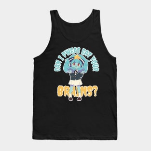 Can I Pweas Eat Your Brains Tank Top